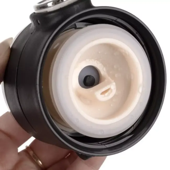 Ruhhy Lekvrije Reisbeker met LED Display - 420 ml - Roestvrij Staal