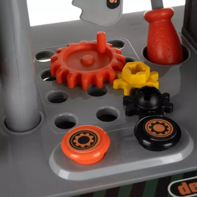 Kruzzel Kinderwerkplaats 3-in-1 - Compleet met Realistische Gereedschappen - Voor 3-7 Jaar