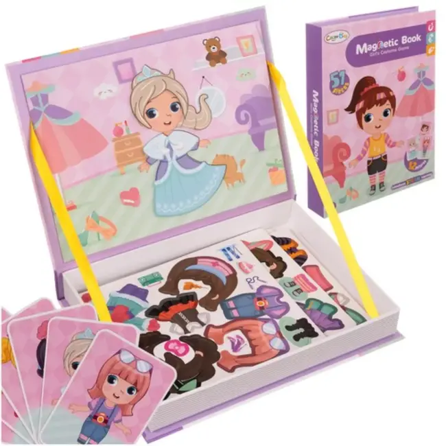 Ruhhy Magnetische Modepuzzel - Creatief Spel - Voor Kinderen van 3-10 Jaar