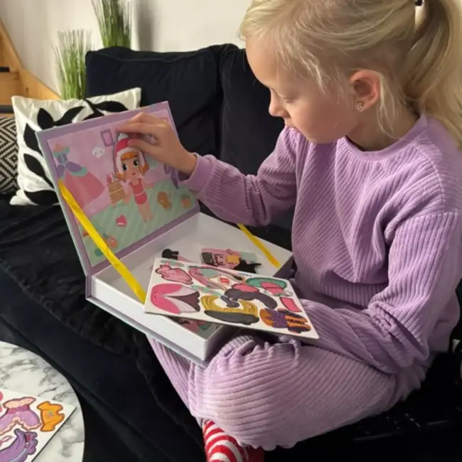 Ruhhy Magnetische Modepuzzel - Creatief Spel - Voor Kinderen van 3-10 Jaar