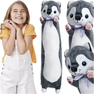 Kruzzel Lange Knuffelbeer - 70 cm - Zacht & Veilig - Perfect als Kussen en Knuffelspeelgoed