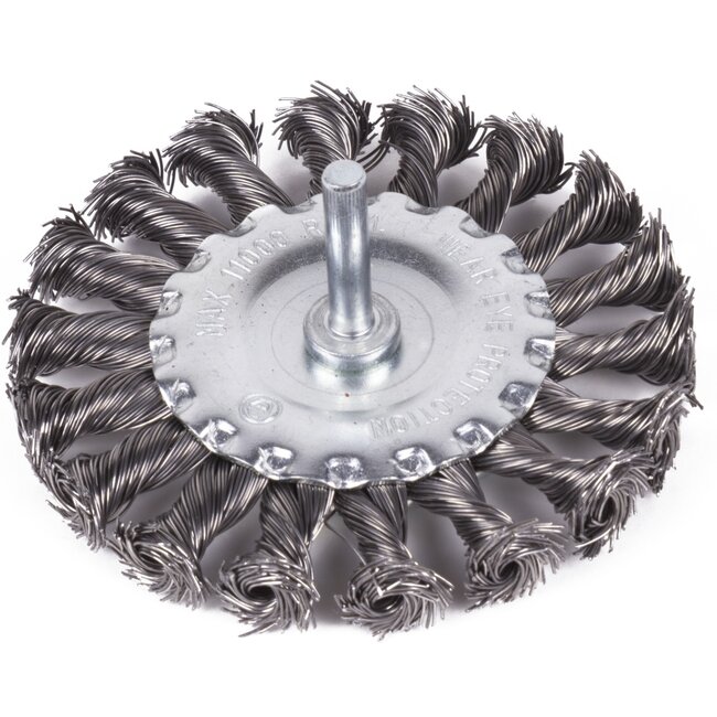 Benson Stiftborstel - Getordeerd Staaldraad - 100 mm - 6 mm Stift - Industrieel Gebruik
