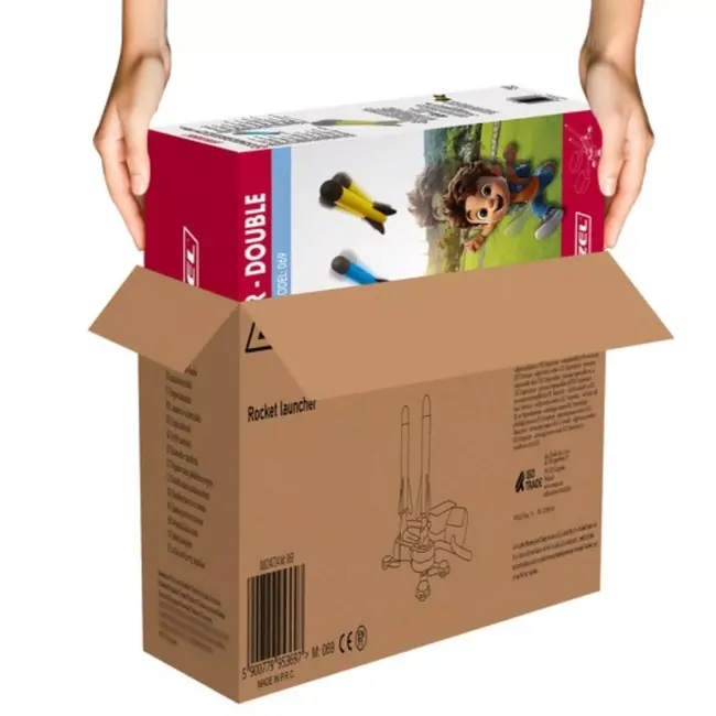 Kruzzel Dubbele Raketlanceerder - Actief Speelgoed - Bereik tot 30 Meter