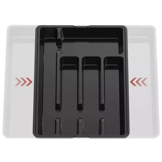 Ruhhy Uitschuifbare Bestekbak - Verstelbaar van 28-45 cm - Perfecte Keukenorganisatie