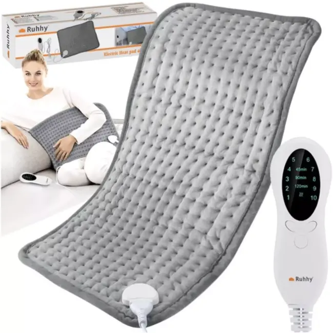 Ruhhy Warmtekussen met Afstandsbediening - 60 x 30 cm - Voor Rug, Gewrichten en Spieren