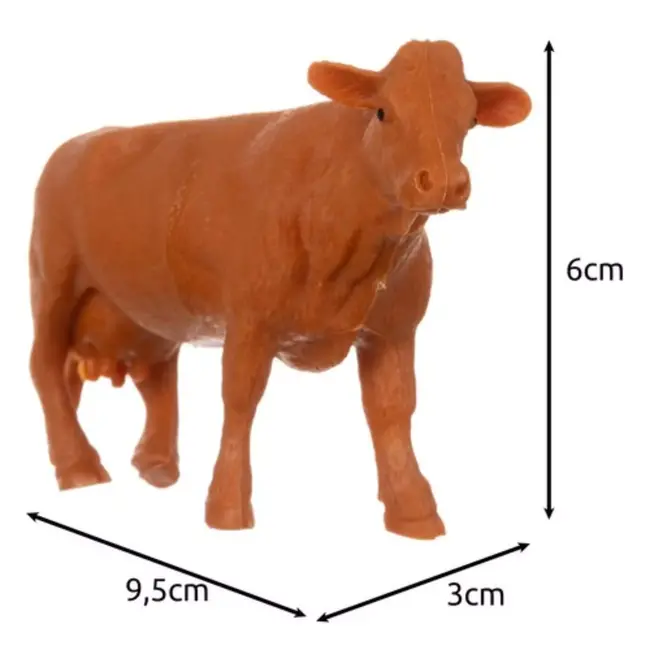 Kruzzel Boerderijdieren Set - 12 Figuren - Educatief en Realistisch Speelgoed