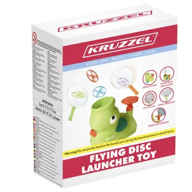 Kruzzel Disc Launcher - Actief Buitenspeelgoed - Veilig en Dynamisch