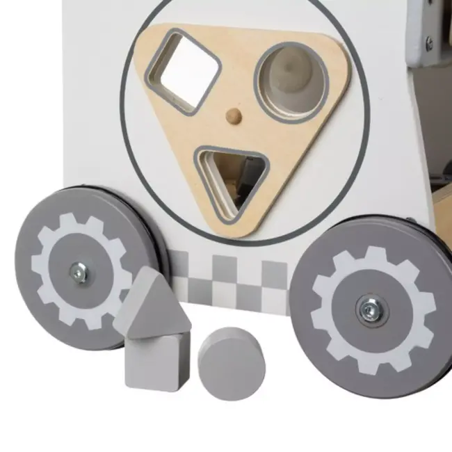 Kruzzel Houten Werkplaats 3-in-1 - Educatief Montessori Speelgoed - Veilig & Duurzaam