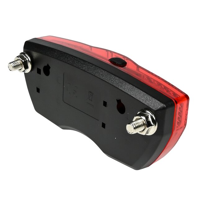 Benson Verstelbaar Achterlicht - 1 Rode LED en Reflector - IPX3
