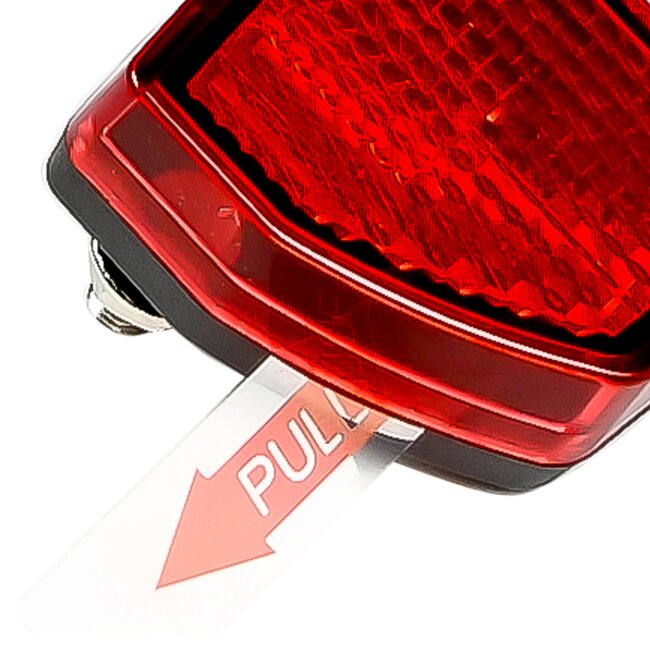 Benson Verstelbaar Achterlicht - 1 Rode LED en Reflector - IPX3