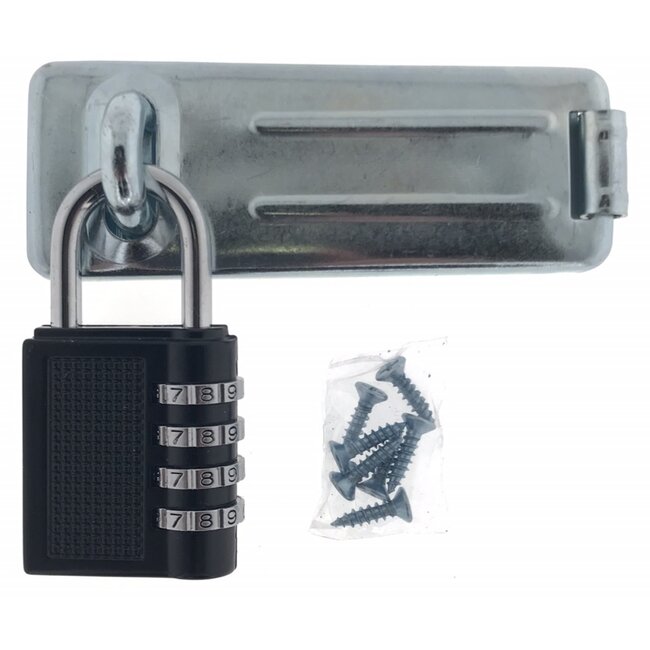 Stahlex Overslagkist - Heavy Duty - Inclusief cijfer hangslot - 120 x 45 mm