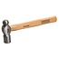 Silverline Bolhamer - stalen kop, hickoryhout - gepolijste slagvlakken - 1,13 kg kopgewicht - zilver/naturel - metaalbewerking