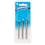 Silverline Set boorkoppen voor tegels en glas - hardmetalen punt - 3 maten - 3-delig