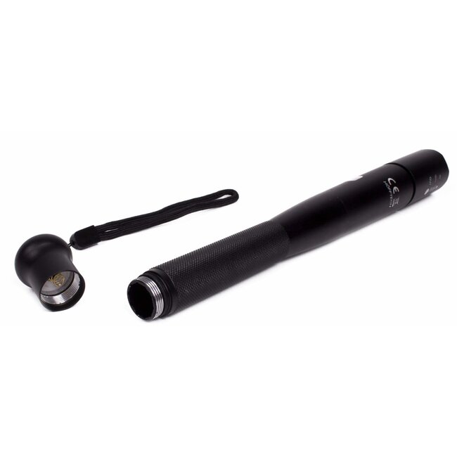 Hofftech Tactical zaklamp XXL - 5 lichtstanden - XPG LED - waterdicht - zwart