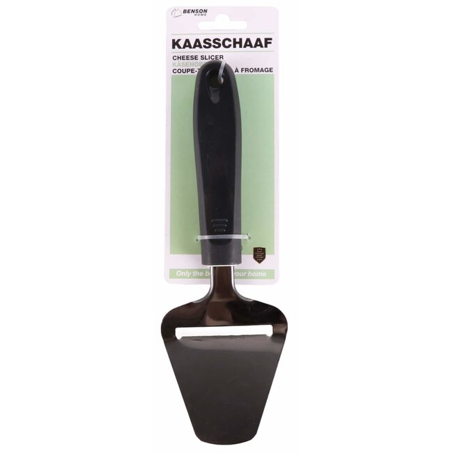 Benson Kaasschaaf de Luxe - RVS - Met Ophangoog - 21.5 cm