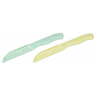 Benson Keramisch schilmesje - glad lemmet - 16 cm - inclusief beschermhoes