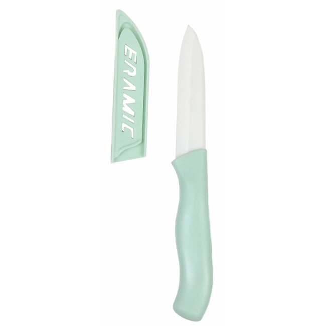 Benson Keramisch schilmesje - glad lemmet - 16 cm - inclusief beschermhoes