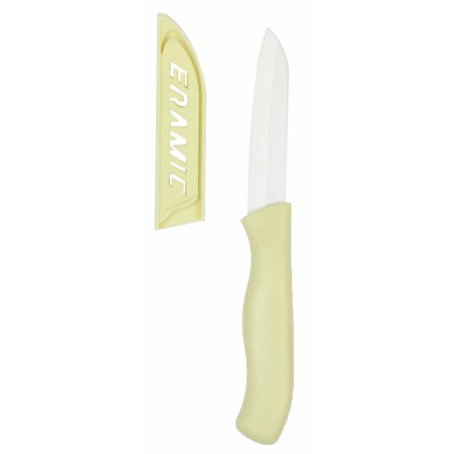 Benson Keramisch schilmesje - glad lemmet - 16 cm - inclusief beschermhoes