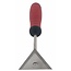 Benson Driehoekige verfschrapers - roestvrij staal - comfortabel handvat - 21 cm - rood