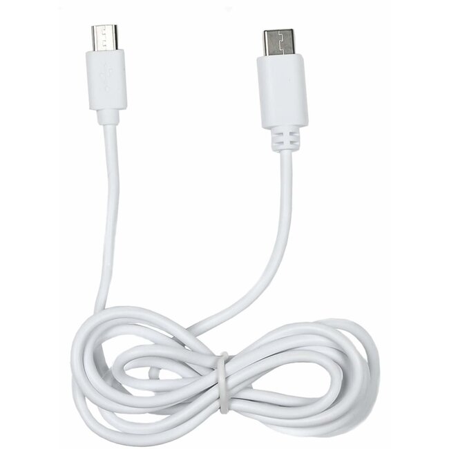 Benson Type C naar Micro USB kabel - 1.2 meter - wit - duurzaam en stijlvol
