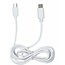 Benson Type C naar Micro USB kabel - 1.2 meter - wit - duurzaam en stijlvol