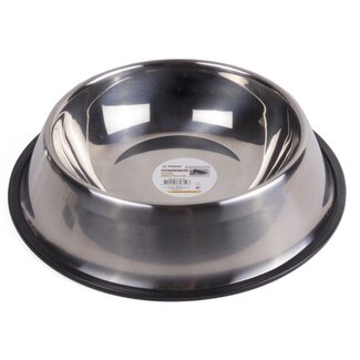 Benson RVS hondenvoerbak - groot formaat - eenvoudig schoon te maken - 25 cm diameter Benson RVS hondenvoerbak - groot formaat - eenvoudig schoon te maken - 25 cm diameter