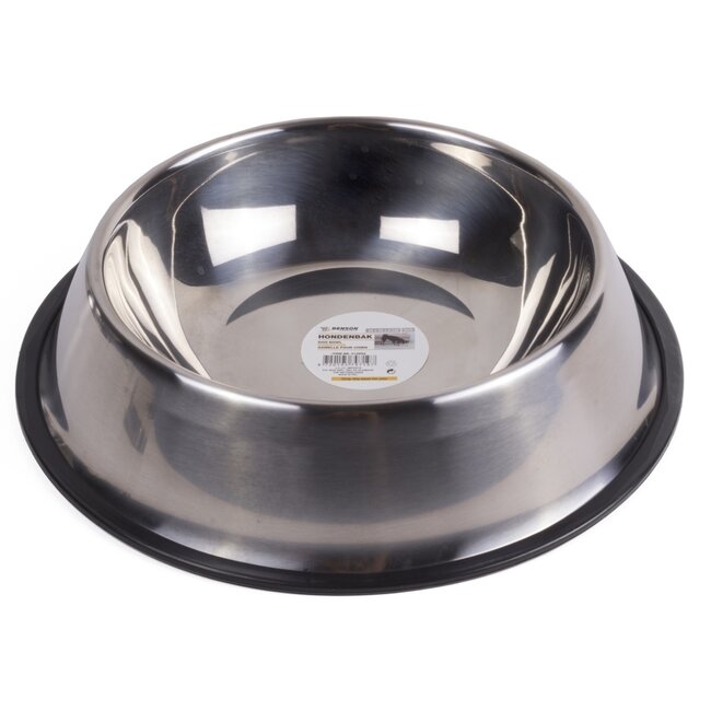 Benson RVS hondenvoerbak - groot formaat - eenvoudig schoon te maken - 25 cm diameter