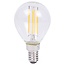 Benson Dimbare LED Filament Lamp - Warmwit 2500K - E14 - 4W - Helder Bol - 230V
