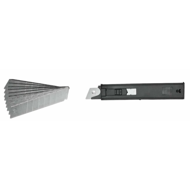 Benson Reserve afbreekmesjes - 18 mm breed - 10 stuks - handige blister