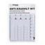 Benson Antikrasvilt - Wit - Diverse maten - 80 stuks - Sterk klevend