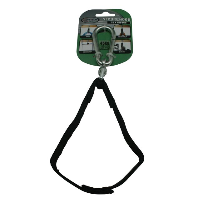 Hofftech Secure hook - Max 45 kg - 25 x 450 mm - Voor huishouden en garage