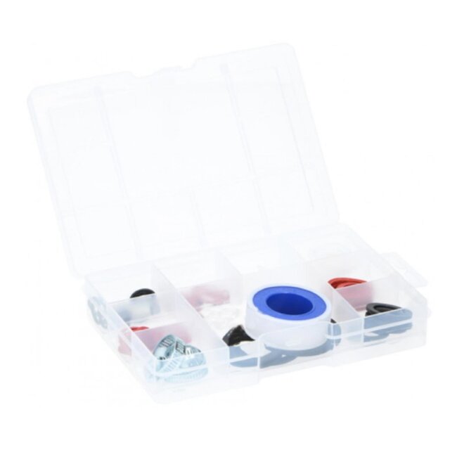 Kinzo Sluitringen en slangklemmen set - 86-delig - Compact en lichtgewicht
