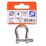 Seilflechter Korte harpsluiting - RVS - 6 mm - 40 mm lengte - AISI 316