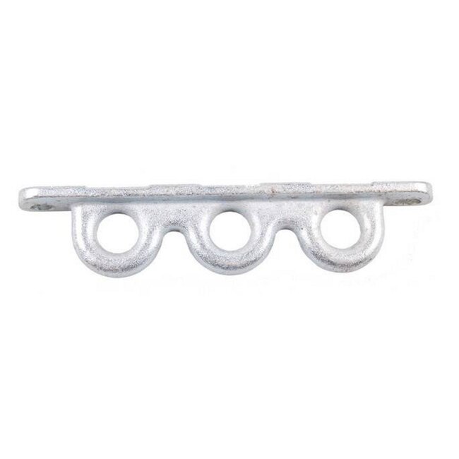 Topgear Tussenschothouder - 3 gaten - 190 mm - voor paardentrailer