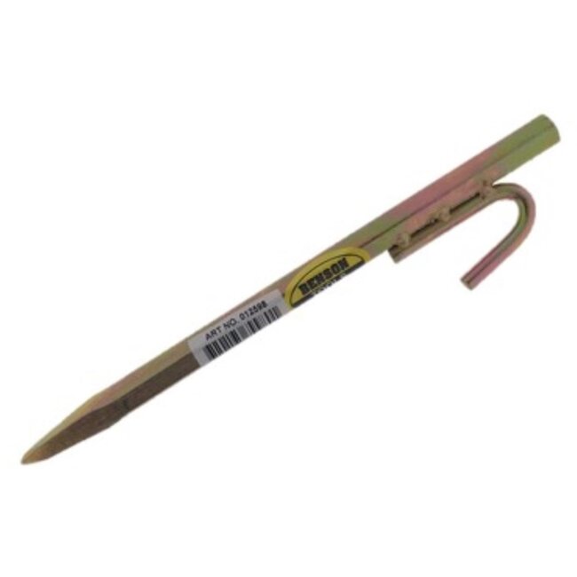 Benson Stevige grondpen - koolstofstaal - 300 mm - goudkleurig