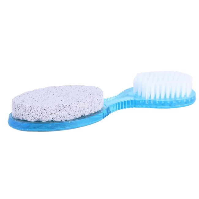 Benson Multifunctionele voetverzorgingstool - 3 in 1 - vijl, puimsteen, borstel - 17 cm - duurzaam plastic en metaal