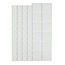 Benson Meubelbeschermers - Rubber - Wit - Diverse maten - 56 stuks