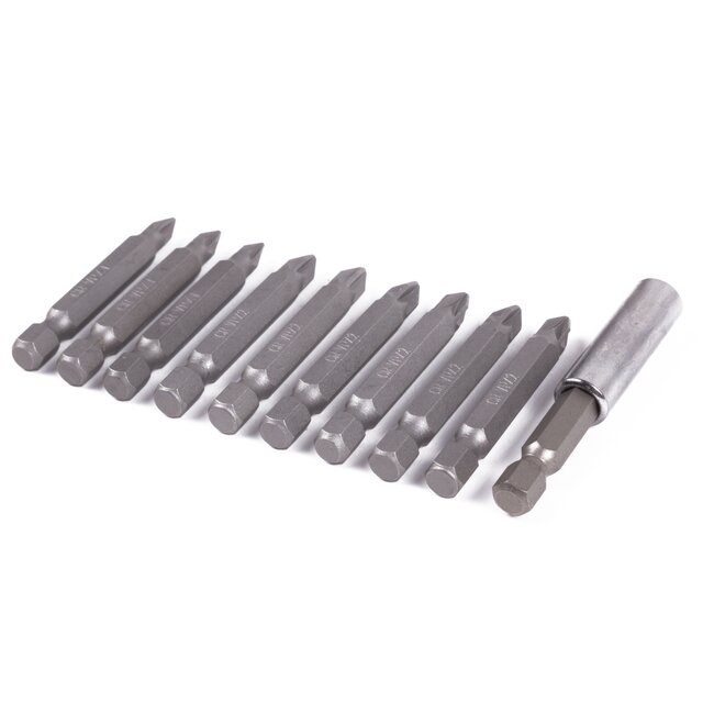 Benson Bitset 50 mm PZ1/PZ2 - Inclusief Bitverlenger - 10-delig