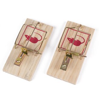 Benson Houten muizenvallen - 10 x 5 x 1 cm - Set van 2 - Snel en effectief Benson Houten muizenvallen - 10 x 5 x 1 cm - Set van 2 - Snel en effectief