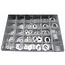 Dragon-Tools Afdichtringen assortiment aluminium metrisch 5-36 mm (1-2 mm) zilver 300 stuks afdichten hydrauliek, auto, machines