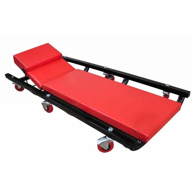 Topgear Complete garageset - Ligkar met kussen - Garagekrik 2 ton - Assteunen 2 ton