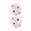 Benson Horizontale stopcontactsplitter - 2 weg - met randaarde - kinderbeveiliging - wit