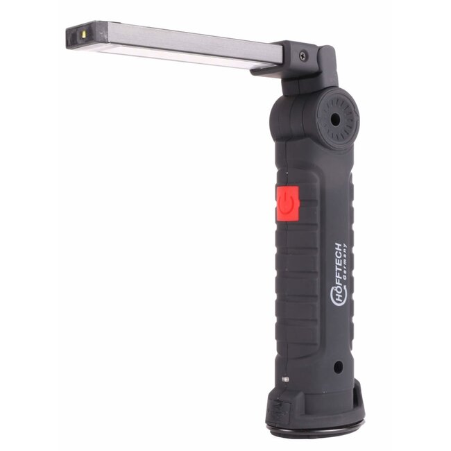 Hofftech Flexibele LED looplamp - oplaadbaar met USB - magnetische voet - 240 lumen - 271 mm