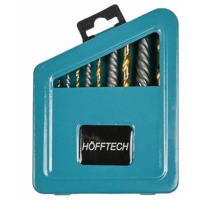Hofftech Tapeind uitdraai- en boorset - M1 t/m M5 - 10-delig - Diverse maten