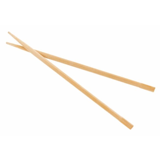 Merkloos Bamboe Eetstokjes - Duurzaam - 24 cm - Set van 10 Paar