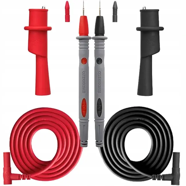 Bigstren Meetkabels - 20 Ampere - Multimeterkabels - PVC/Siliconen