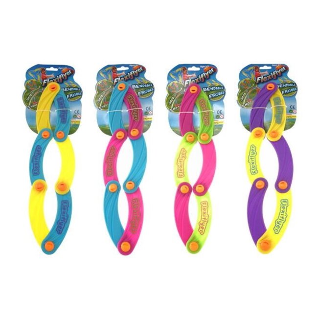Toi-Toys Vervormbare frisbee - Flexibel en lichtgewicht - 33 cm - Kleurenmix