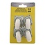 Benson Set zwenkwielen - 32 mm diameter - wit - 12 kg draagvermogen - 4 stuks