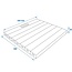 ProPlus Comfortabele kniemat - 30 x 34,5 x 2,5 cm - Blauw - EVA materiaal