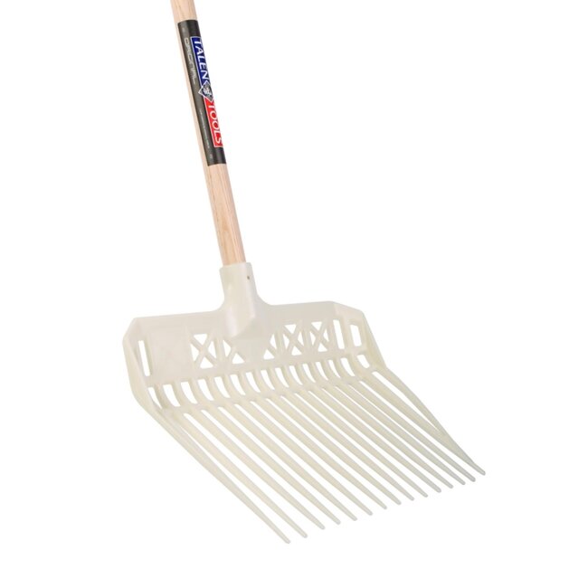 Talen Tools Paardenstalvork – Polycarbonaat – 140 cm Houten Steel
